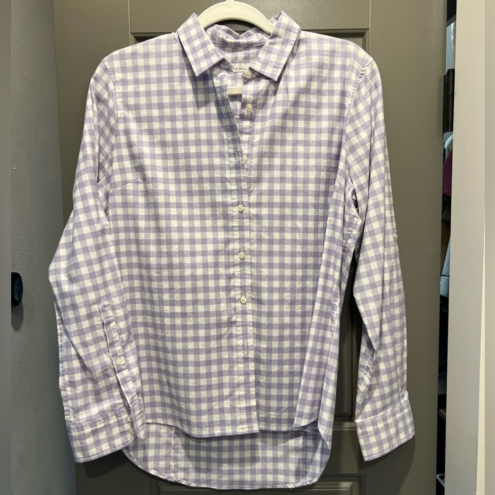 Peter Millar Cotton Button Up Blouse